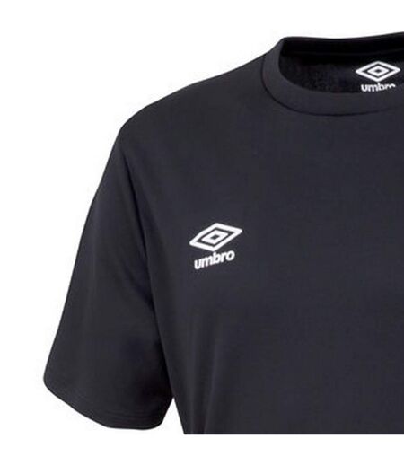 Umbro Mens Club Short-Sleeved Jersey (Black)