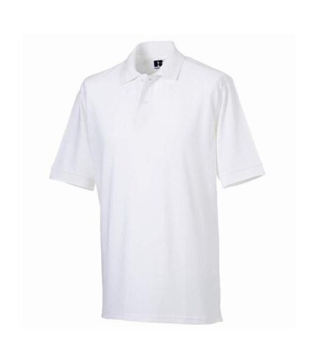 Polo À Manches Courtes Hommes Blanc Russell