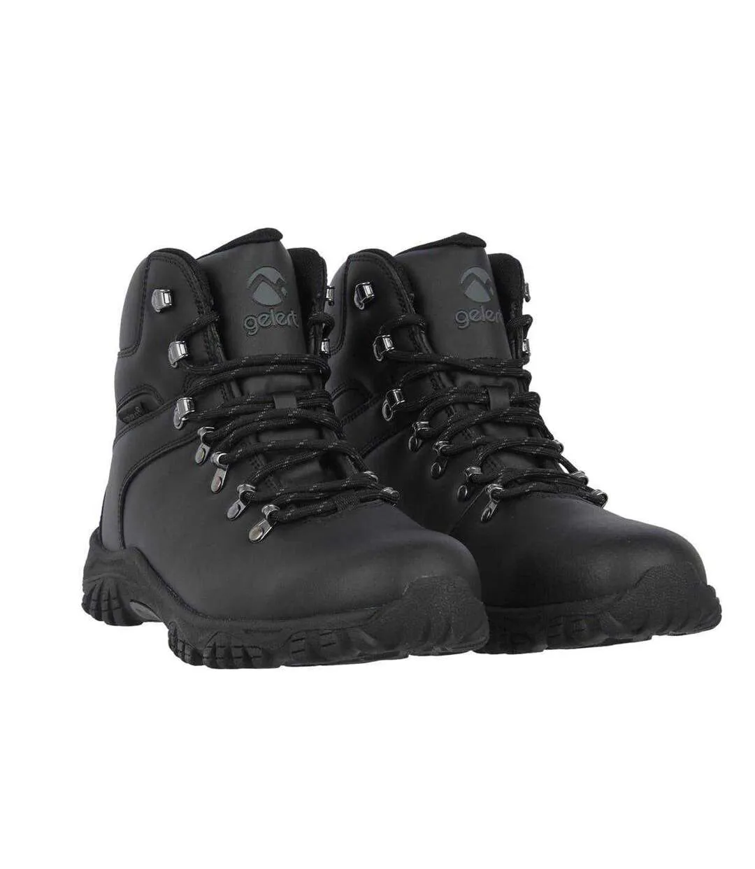 Chaussures Montantes De Marche Homme Noir Gelert-1
