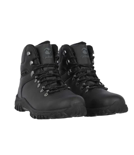 Chaussures Montantes De Marche Homme Noir Gelert