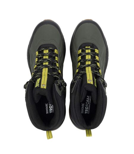 Chaussures Montantes De Marche Onyx Homme Kaki Foncé Vert Cyprès Regatta