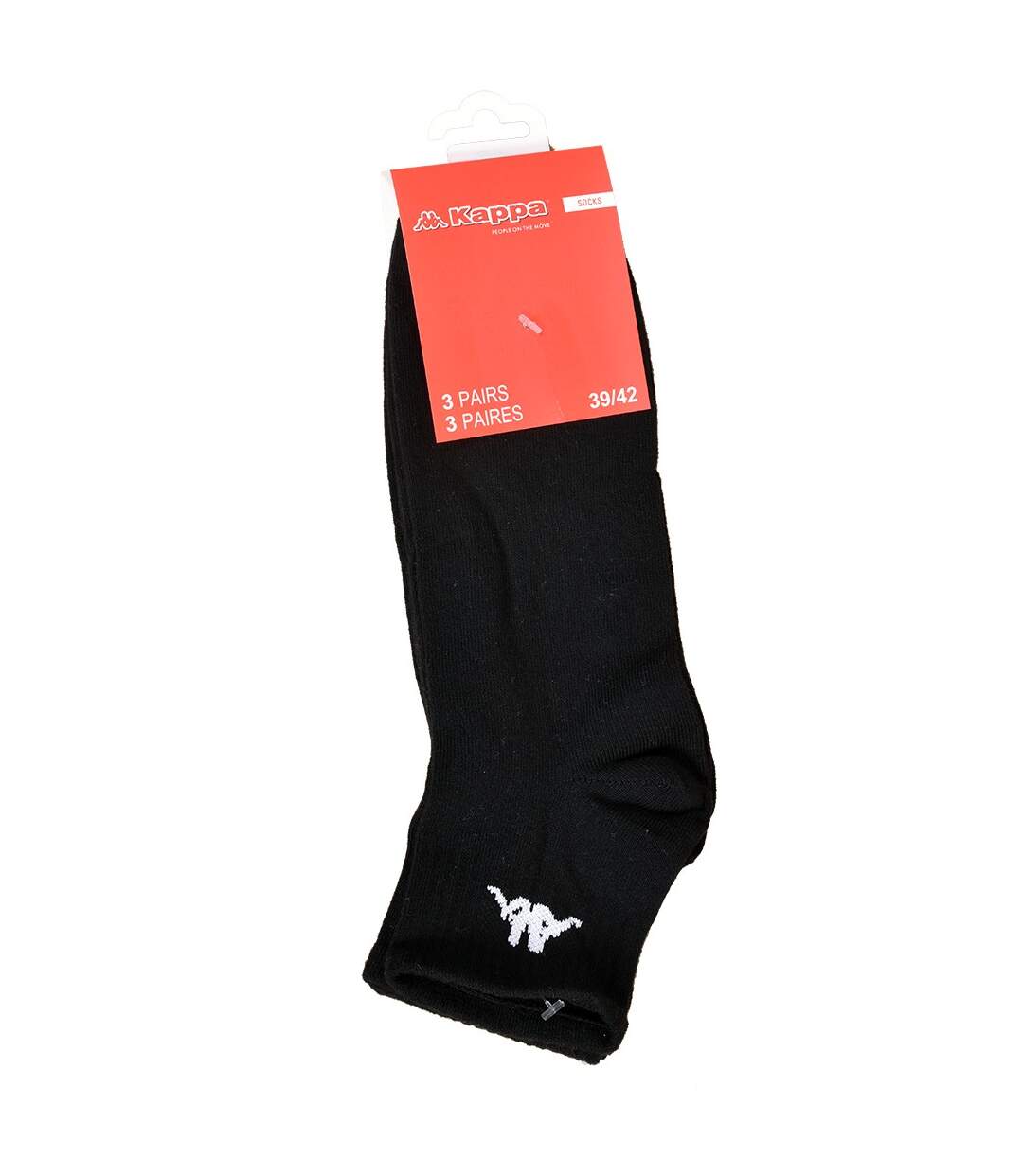 Chaussettes homme KAPPA Socquettes Pack de 3 paires Noires