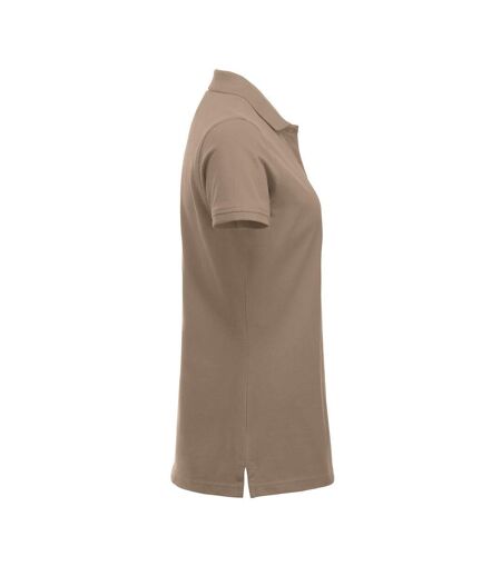 Polo Marion Femme Café Au Lait Clique