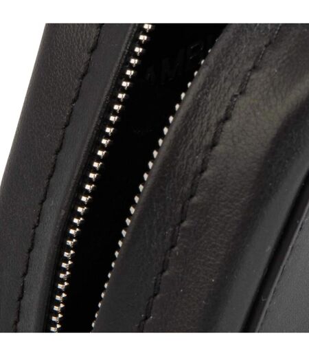 Tri Leather Pouch One Size Black Silver Ambush