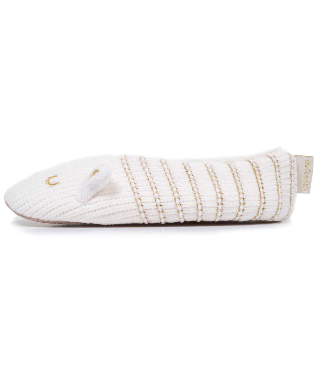 Isotoner Chaussettes d'intérieur femme maille chenille - fourrées, antidérapantes-3