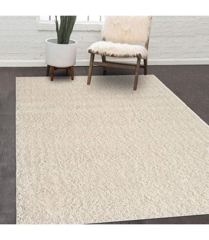 Tapis shaggy tissé motif uni UNILA