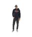 Sweat homme à capuche en molleton avec print logo devant brodé Vondutch-5