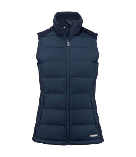 Womens/ladies Oak Harbor Body Warmer Dark Navy Cutter & Buck