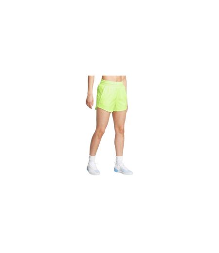 Womens/ladies Flex Woven Running Shorts Lime Green Under Armour