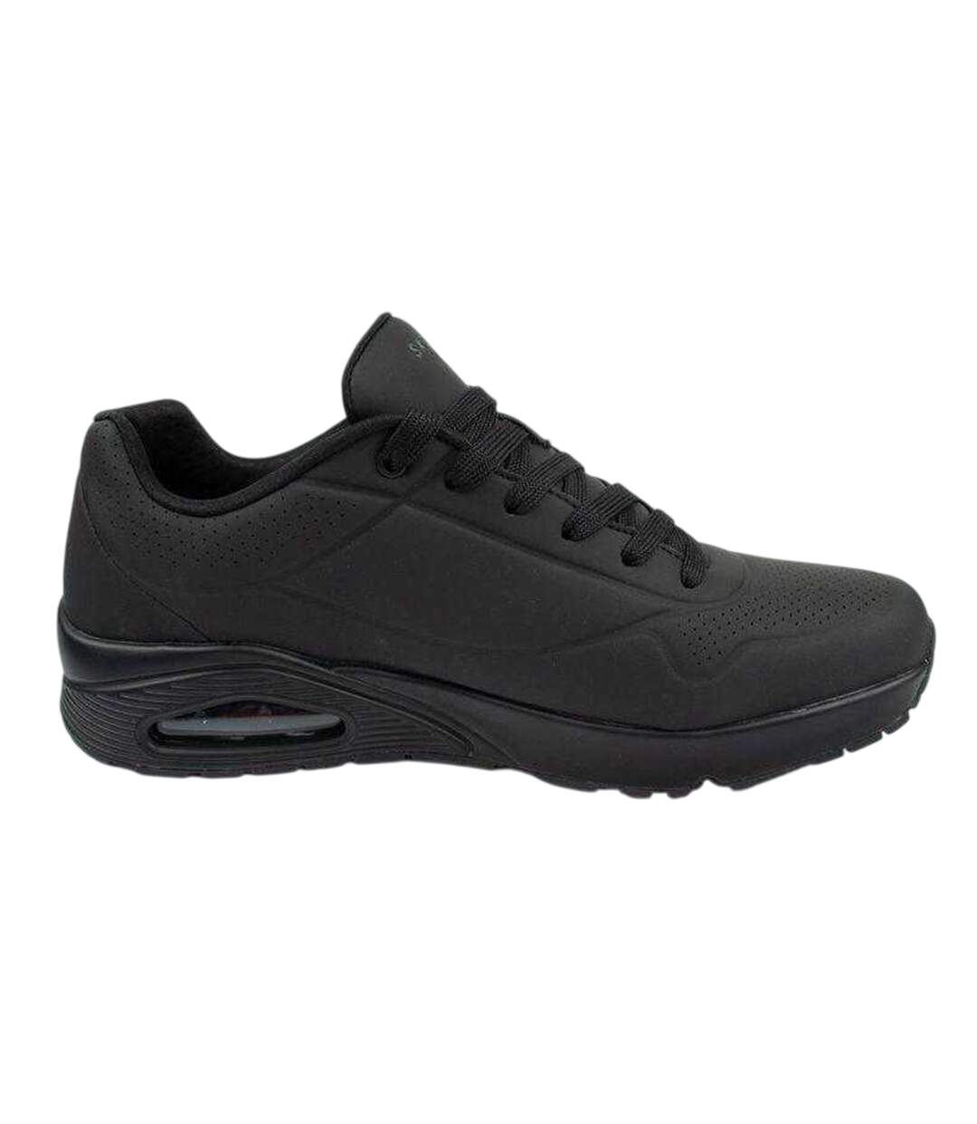 Baskets Uno Homme Noir Skechers-1