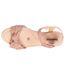 Isotoner Espadrilles femme à talon 6 cm et bout ouvert détail nœud-3