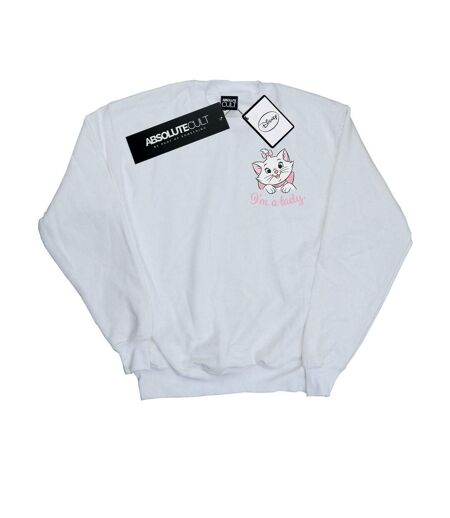 Disney - Sweat ARISTOCATS MARIE I'M A LADY BREAST PRINT - Femme (Blanc) - UTBI13353