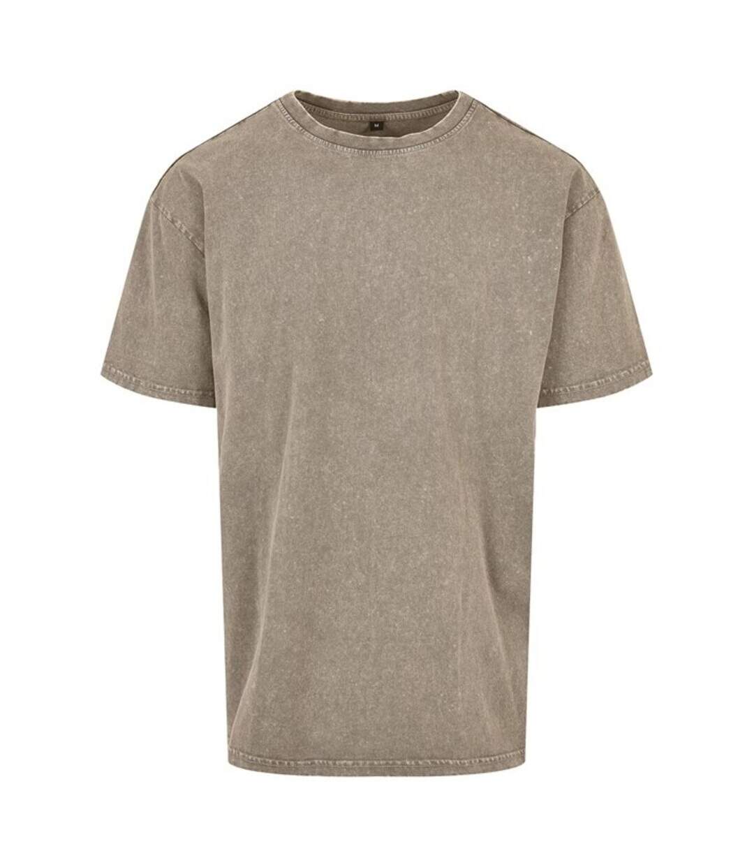 T-shirt Homme Kaki Foncé Build Your Brand-2