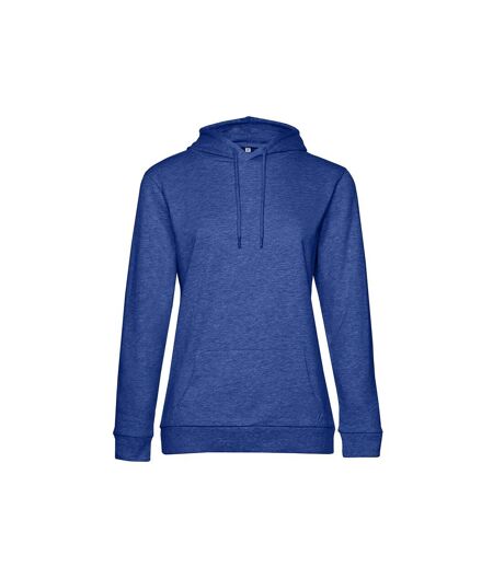 B&c Womens/ladies Sweat À Capuche Bleu Royal Chiné BANDC