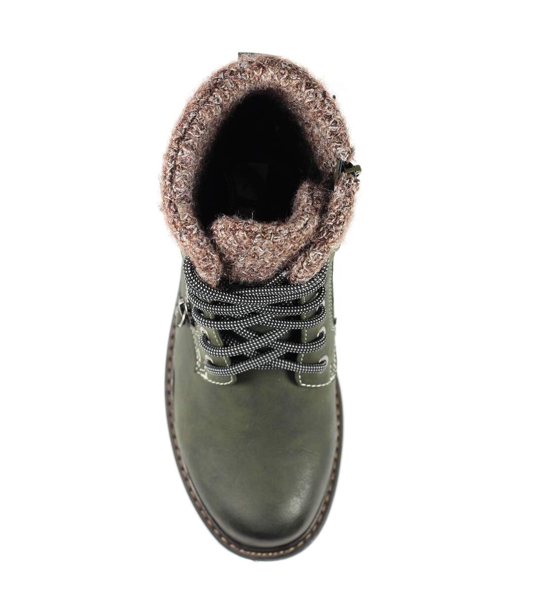 Bottines Benson Femme Vert Sombre Lunar-4