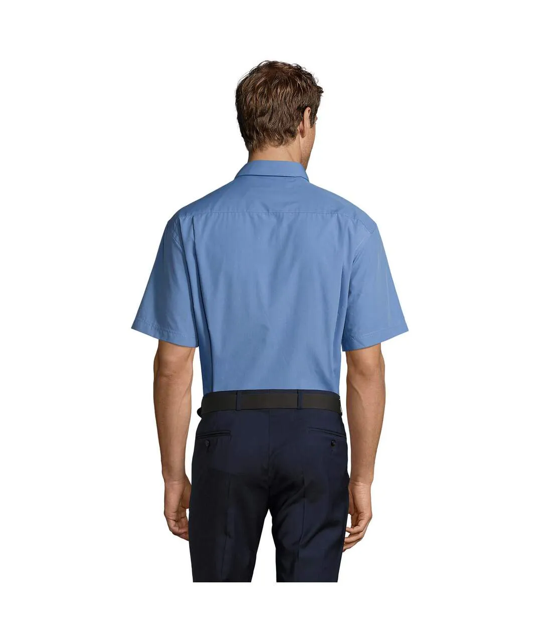 Chemise Bristol Homme Bleu Violet Pastel SOLS-3
