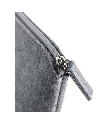 BagBase Felt Accessory Pouch (Gray Melange) (One Size)