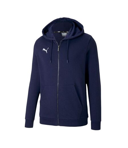 Sweat À Capuche Teamgoal Homme Bleu Marine Puma