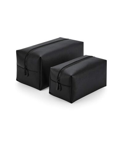 Toiletry bag 23cm x 11cm x 11cm black/black Bagbase