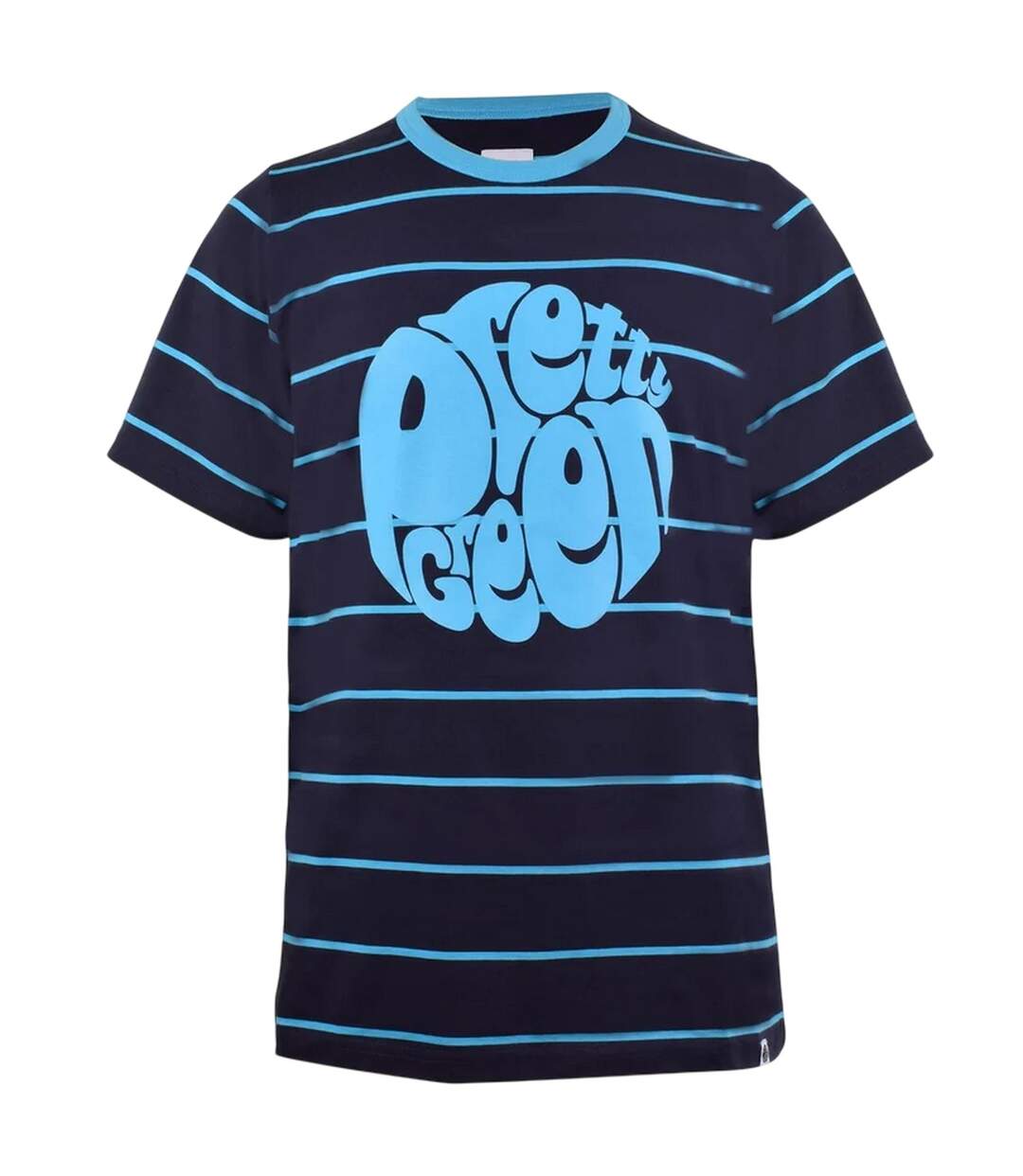 T-shirt Motif/style À Rayures Homme Bleu Pretty Green-1
