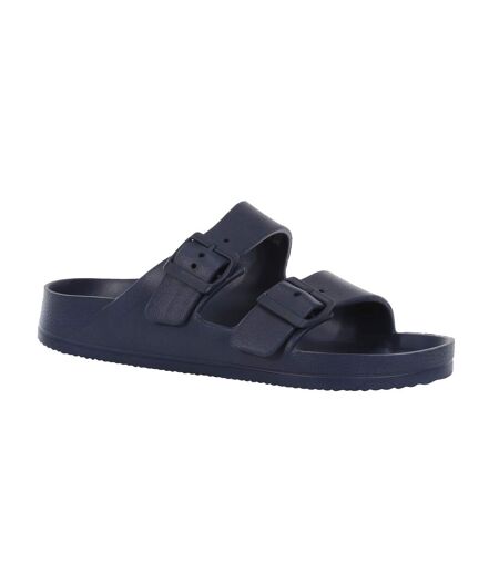 Mens brooklyn dual straps sandals dark denim Regatta