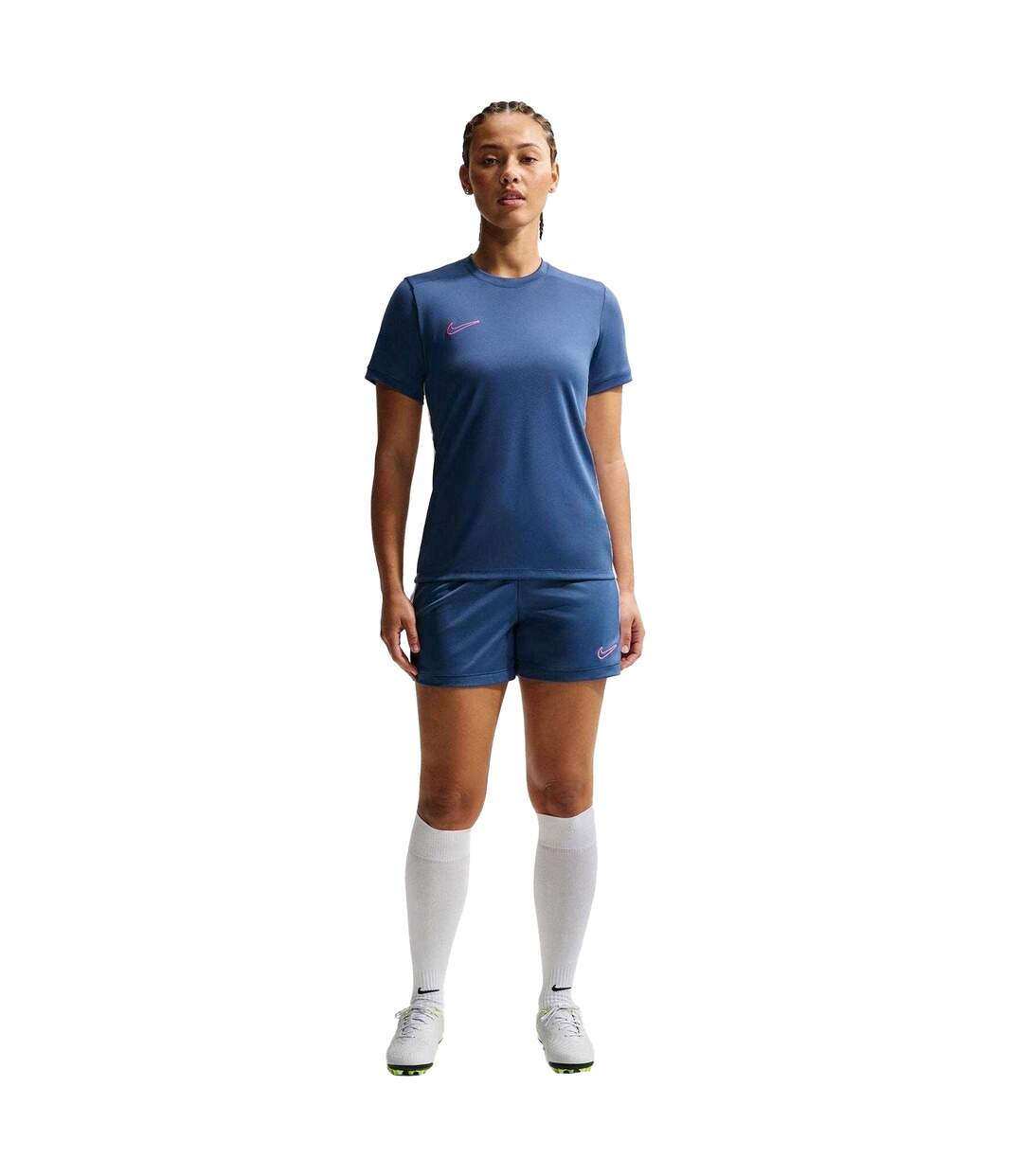 Womens/ladies Swoosh Football Shirt Mystic Blue Nike-1