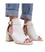 Talons hauts lisa femme blanc Where´s That From-3