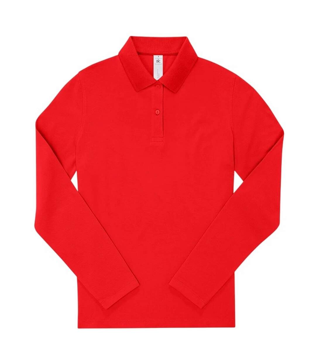 Polo Manches Longues My Polo Femme Rouge B&C-1
