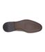 Mens plain leather gibson shoes brown Roamers-2