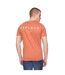 T-shirt metafone homme rouge orangé Henleys