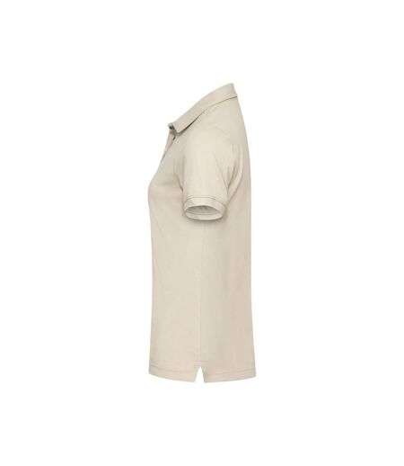 Womens/ladies Advantage Premium Polo Shirt Beige Cutter & Buck