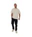 T-shirt Ambrosia Homme Beige Gris Threadbare-1