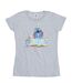 Disney T-shirt en coton Femmes/Ladies Lilo & Stitch Reading A Book (Gris sportif) - UTBI25701-1