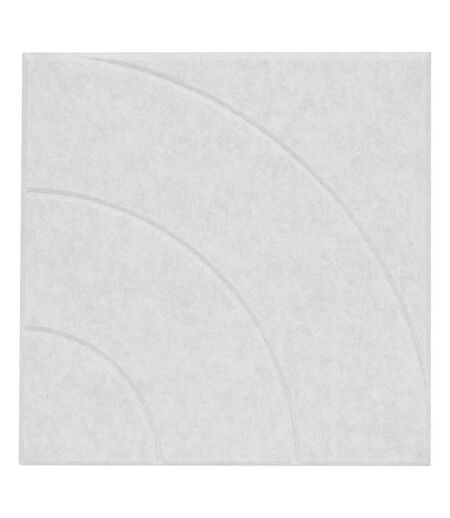 Lot de 4 Panneaux Déco Arche Feutrine 30x30cm Gris