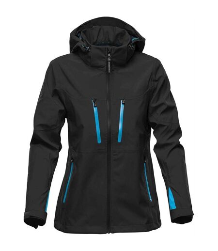 Veste Softshell Patrol Femme Noir Bleu Vif Stormtech