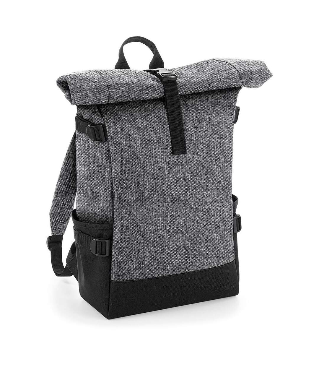 Sac à dos roll-top 22L - compartiment ordinateur - BG858 - gris merle-1