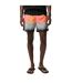 Mens Colour Block Swim Shorts Red Black Grey Quiksilver-4