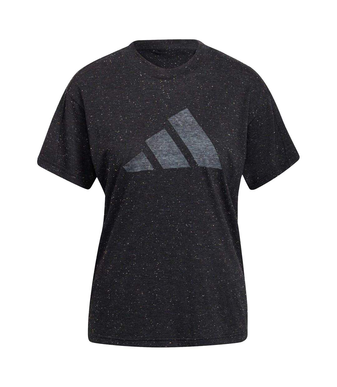 T-shirt Motif/style Petites Taches Winners Femme Noir Chiné Chiné Adidas-2