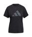 T-shirt Motif/style Petites Taches Winners Femme Noir Chiné Chiné Adidas-2