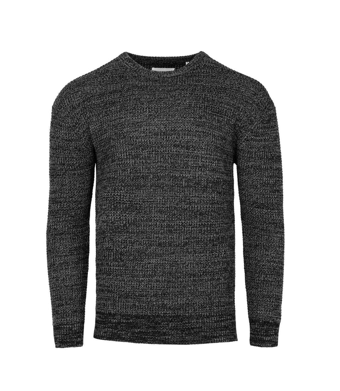 Mens Classic Knitted Jumper Black Firetrap-2