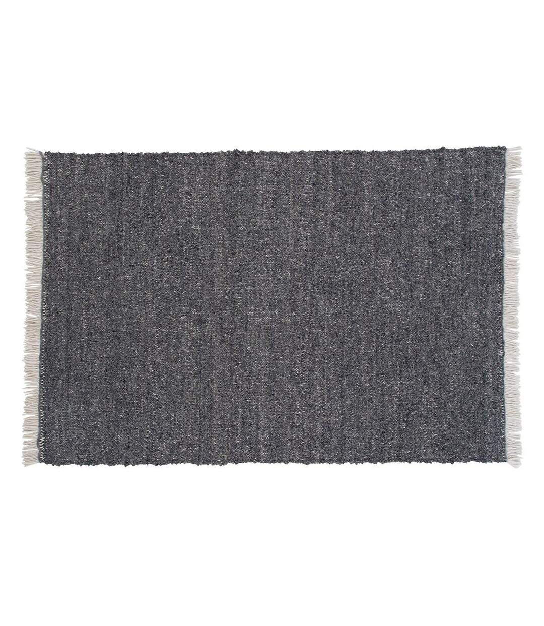 Tapis Déco en Laine Betina 160x230cm Gris-1