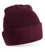 Bonnet avec patch - Adulte - B445 - rouge bordeaux-2