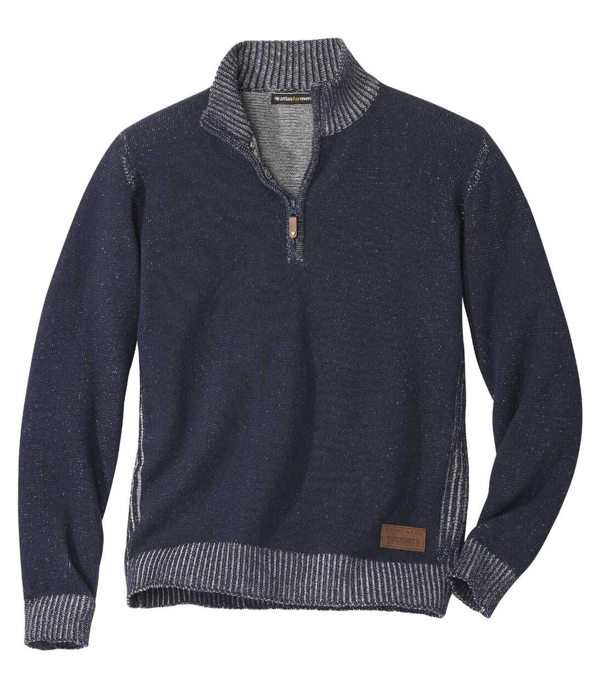 Troyer-Pullover aus Baumwolle Atlas For Men