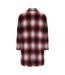 Womens/ladies Plaid Coat Purple Plaid Hugo-2