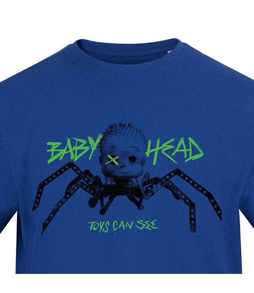 Unisex Adult Toys Can See T-shirt Blue Toy Story-3
