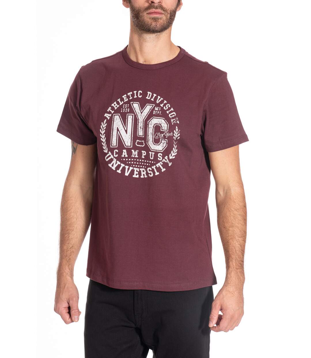 T-shirt style College imprimé WESTON 'Rica Lewis'-1