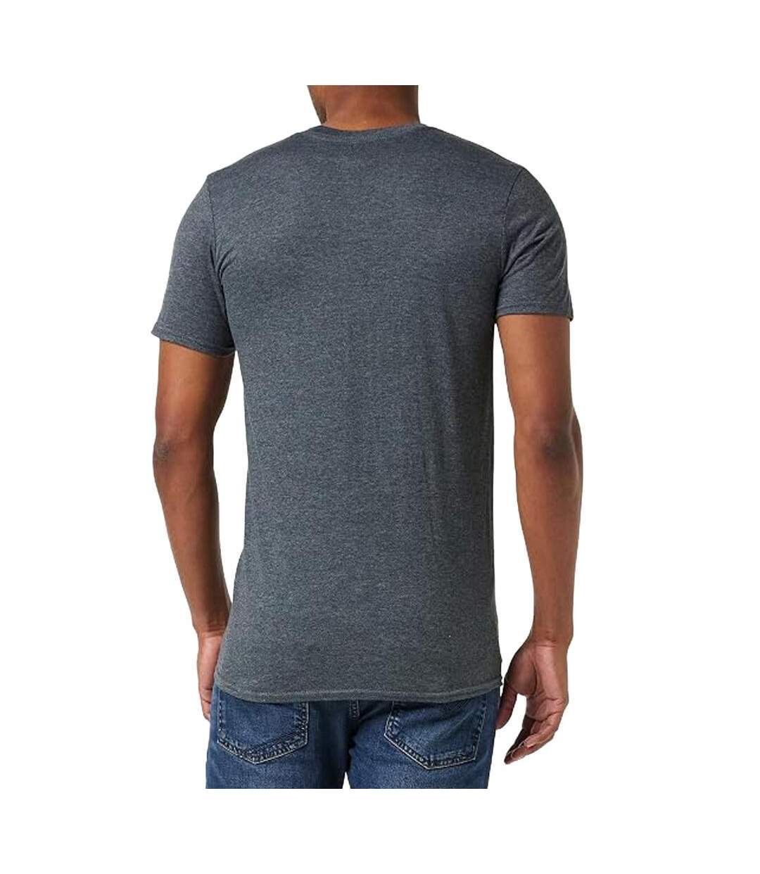 T-Shirt gris homme comics mono superman-2