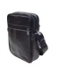 Sacoche bandoulière homme en CUIR - Sacoche multi poches - cuir vachette - Noir-2