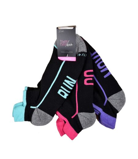 Chaussettes Courtes femme TWINDAY Qualité et Confort-Assortiment modèles photos selon arrivages- - Pack de 6