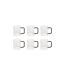 Lot de 6 Mugs en Verre Mia 20cl Transparent-1